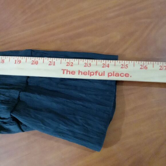 Ashley Stewart shirt Dress women's size 18 black button up - Picture 15 of 15